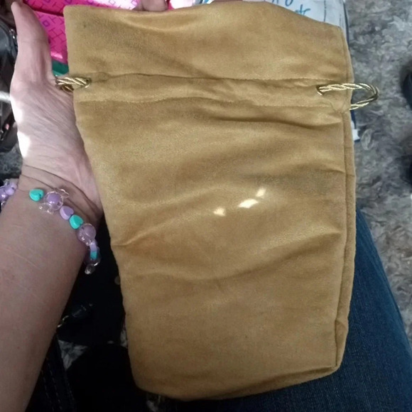 Crown Royal Extra Large Bag with Gold Drawstrings Great for Storage 13"x9"x4" - Picture 4 of 4